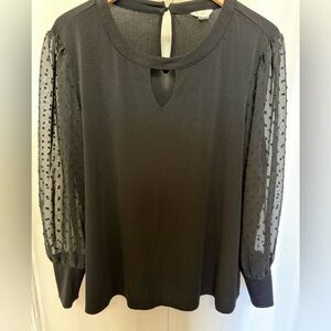 EST. 1946 Black Formal Blouse - size 14/16W